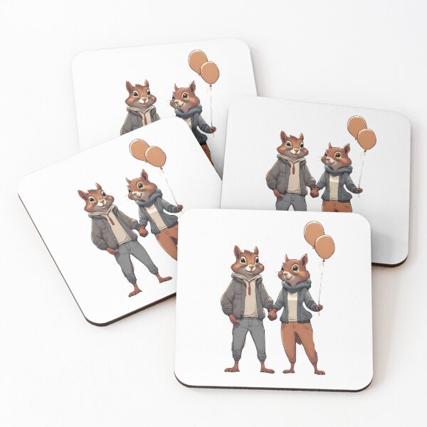 Item preview, Passionate Squirrel Couple Fashion designed and sold by UandS-Design.