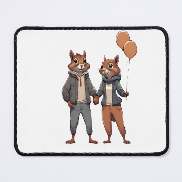 Item preview, Passionate Squirrel Couple Fashion designed and sold by UandS-Design.