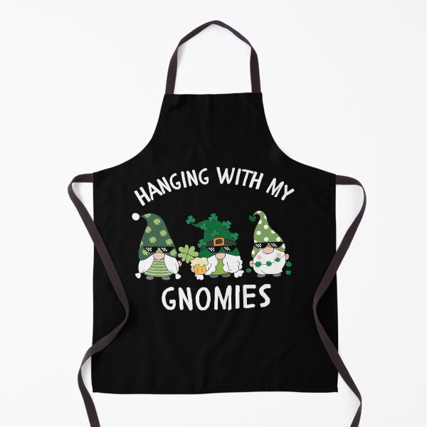 Item preview, Funny St Patrick's Day fairy garden gnome small beard Qoute Hanging with my Gnomies  designed and sold by Hamzakhotbi.