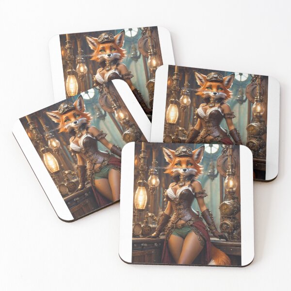 Item preview, Steam Punk Anthro Fox designed and sold by NerdscapeDC.