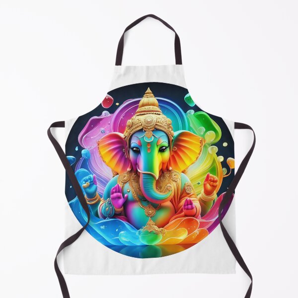 Item preview, Ganesha pop art Holi festival maximum color trance designed and sold by Toms Tee.