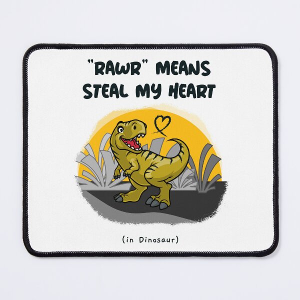 Item preview, Dino Love: Rawr Steals Hearts designed and sold by APACreative.