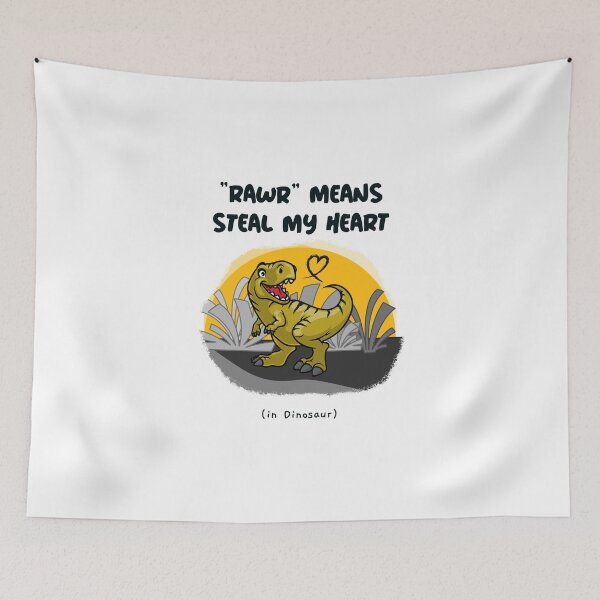 Item preview, Dino Love: Rawr Steals Hearts designed and sold by APACreative.
