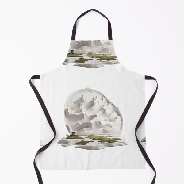 Item preview, Landscape and white mountains designed and sold by Digistorma.