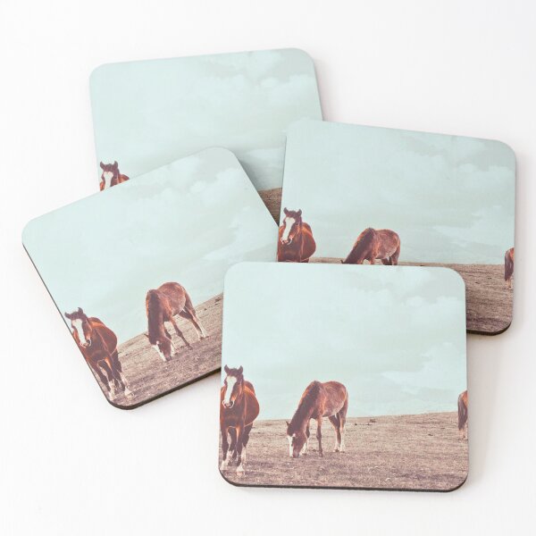 Item preview, Horses Grazing designed and sold by VisionSnapHub.