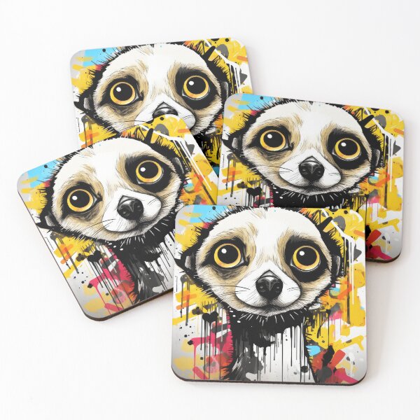 Item preview, Grafitti Inspiration Street Art Meerkat cartoon graffiti designed and sold by Toms Tee.