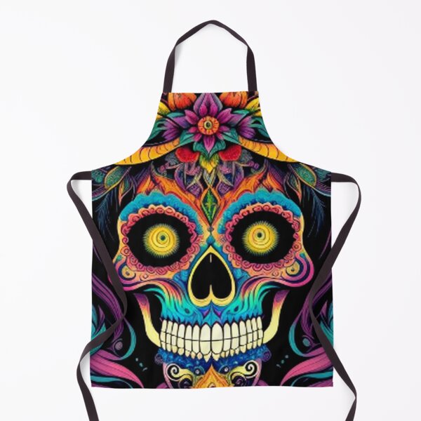 Item preview, Colorful Floral Sugar Skull designed and sold by TheDarkWardrobe.