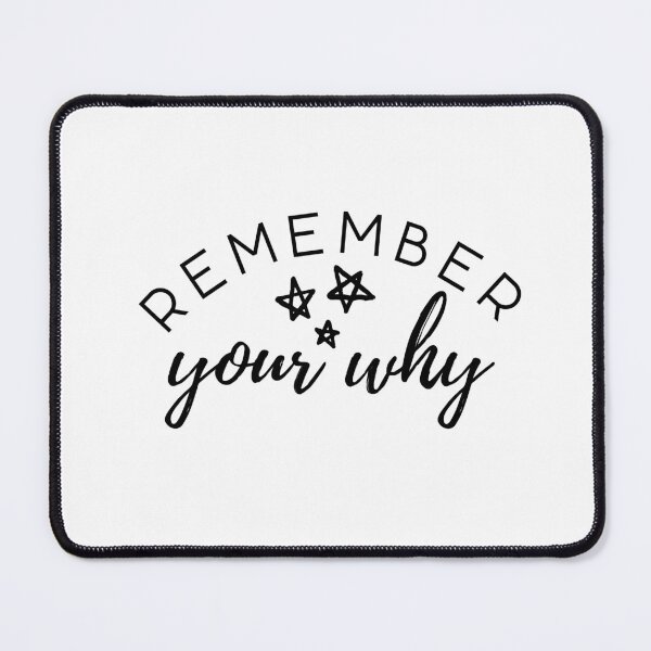 Item preview, Remember Your Why - Motivational Quote designed and sold by patternjp.