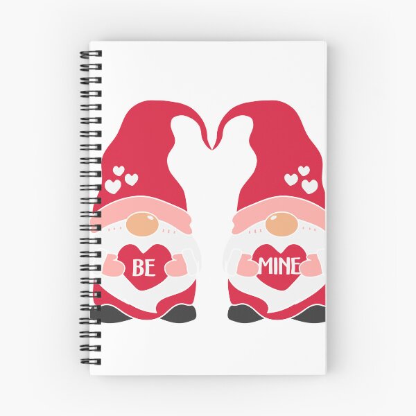 Item preview, gnomes holding hearts illustration designed and sold by Funky  Fibers.