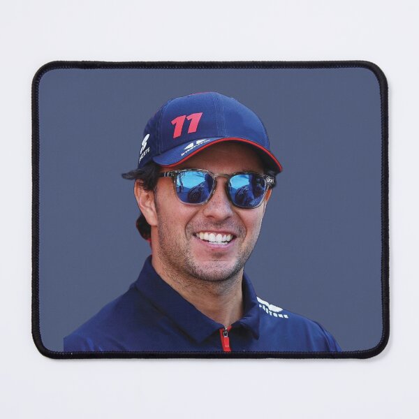 Item preview, Sergio Checo F1 Driver smiling with sunglasses F1 Team Max Teammate designed and sold by FormulaGTee1.