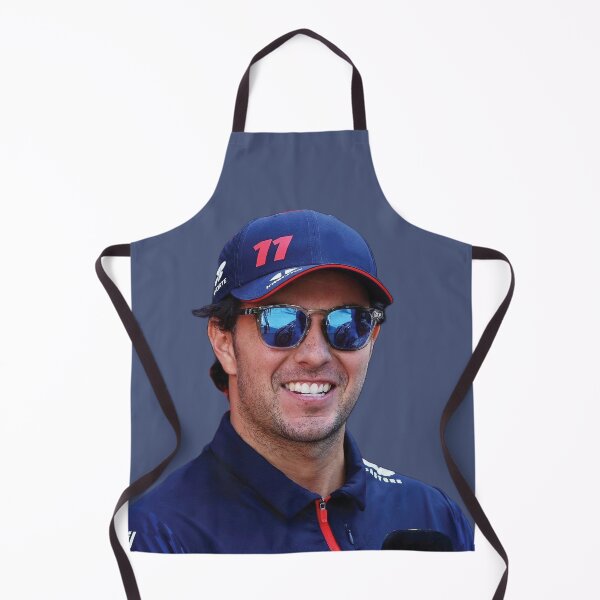 Item preview, Sergio Checo F1 Driver smiling with sunglasses F1 Team Max Teammate designed and sold by FormulaGTee1.