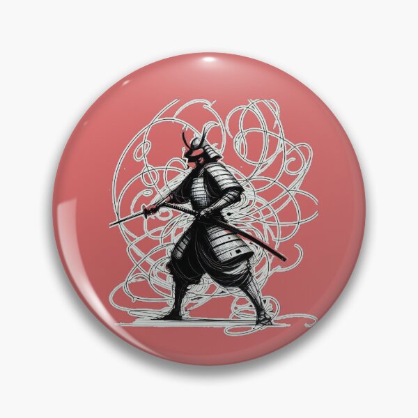 Item preview, Samurai in dynamic stance, surrounded by energetic lines. designed and sold by ArtComixHaven.