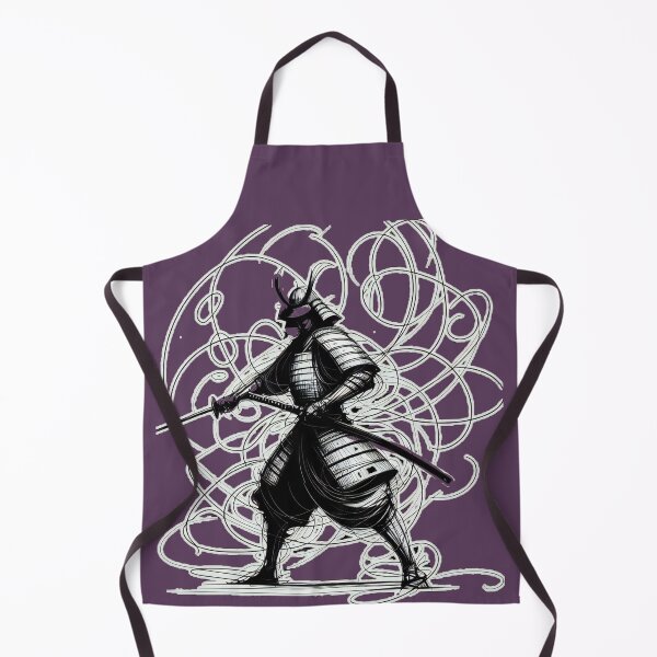 Item preview, Samurai in dynamic stance, surrounded by energetic lines. designed and sold by ArtComixHaven.