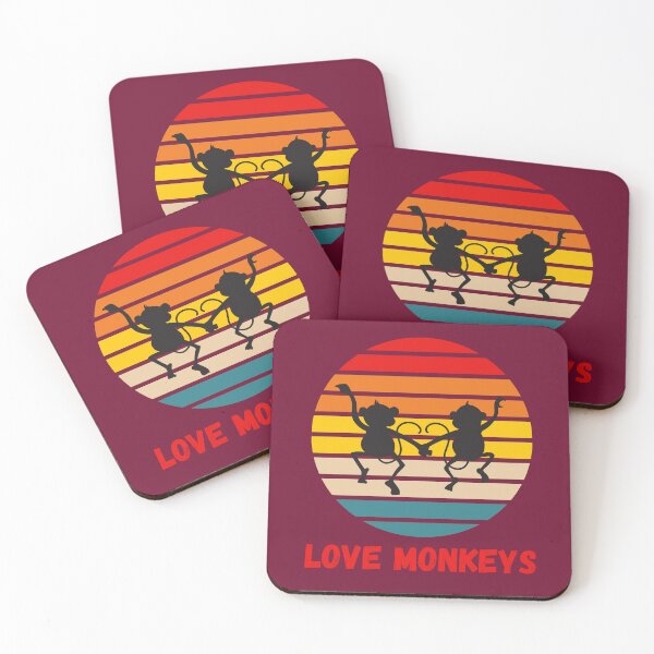 Item preview, Love Monkeys designed and sold by Tripp Art Studio.