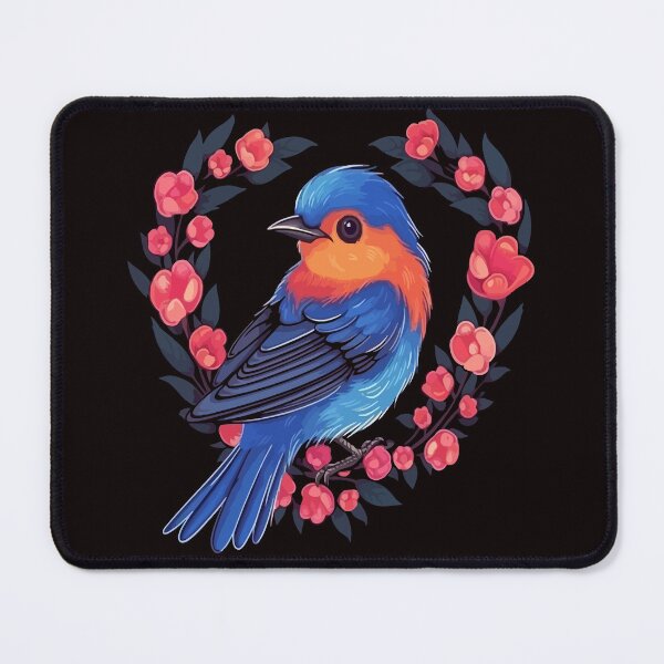 Item preview, Eastern Bluebird Valentine designed and sold by creativellashop.