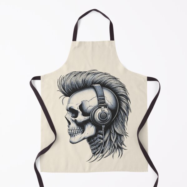 Item preview, Skull wearing Headphones #25 designed and sold by elektronen.
