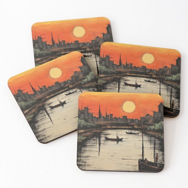 Item preview, Kongo river travel vintage colorful anime graphics designed and sold by wonderfulpark.