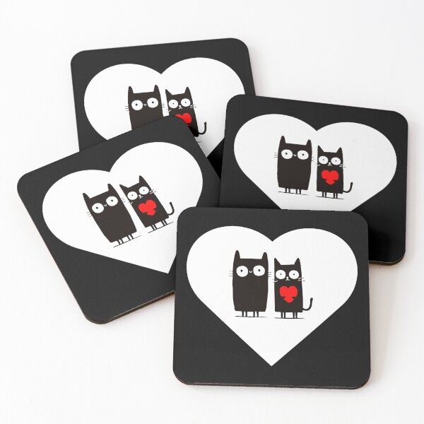 Item preview, Cat Love Heart - Love Valentine's Day Lover Couple Cute Funny designed and sold by TheRealmWithin.