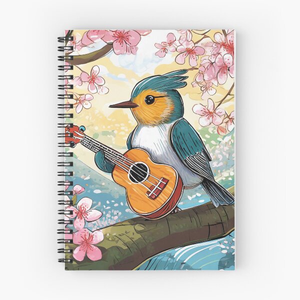 Item preview, Ukulele-playing Uguisu Troubadour designed and sold by omerfdln34.