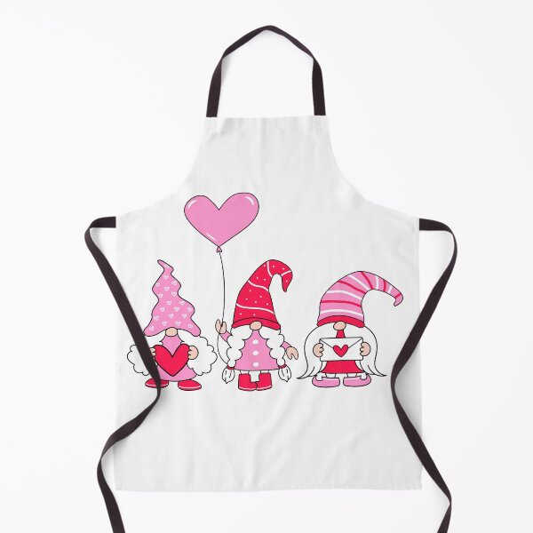 Item preview, cute gnome holding a heart illustration designed and sold by Funky Fibers.