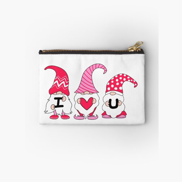 Item preview, cute gnome holding a heart illustration designed and sold by Funky  Fibers.