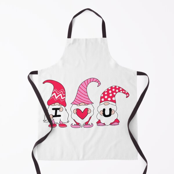 Item preview, cute gnome holding a heart illustration designed and sold by Funky Fibers.