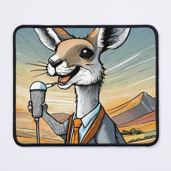 Item preview, Karaoke Kangaroo Crooner designed and sold by omerfdln34.