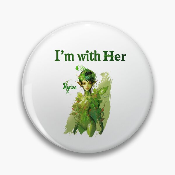 Item preview, Nyrissa from Pathfinder: Kingmaker - I'm With Her designed and sold by PhoenixHatter.