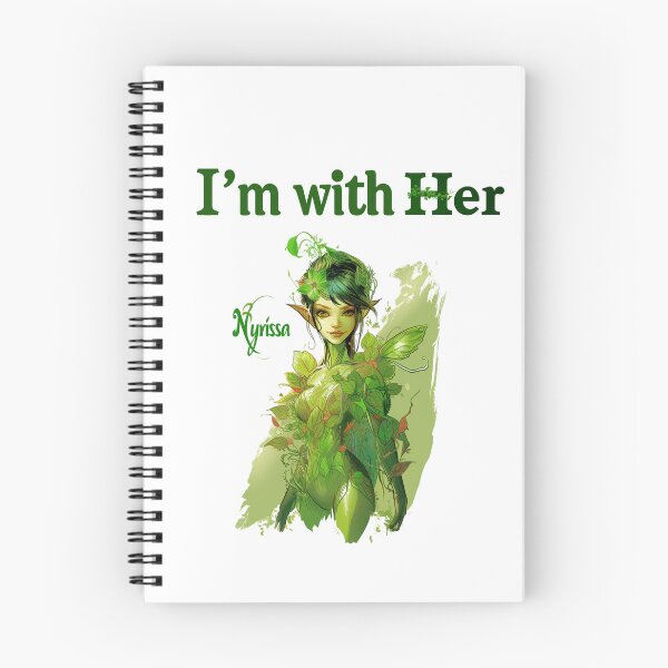 Item preview, Nyrissa from Pathfinder: Kingmaker - I'm With Her designed and sold by PhoenixHatter.