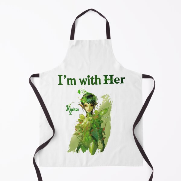 Item preview, Nyrissa from Pathfinder: Kingmaker - I'm With Her designed and sold by PhoenixHatter.