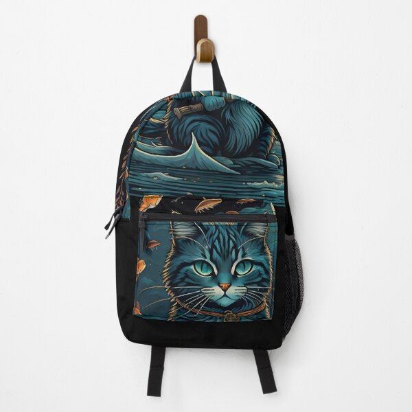 Item preview, Cat Fishing Under Moonshine designed and sold by FunShuiGB.