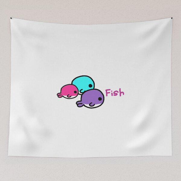 Item preview, Fish doodle design designed and sold by ChocoCafeShop.