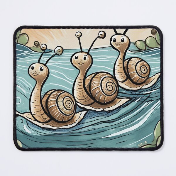 Item preview, Synchronized Swimming Snail Squad designed and sold by omerfdln34.