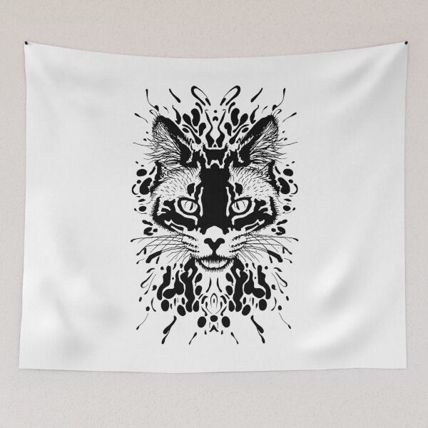 Item preview, Cute Cat Illusion Design, Funny Cat Lover Gift Idea designed and sold by PugSwagClothing.