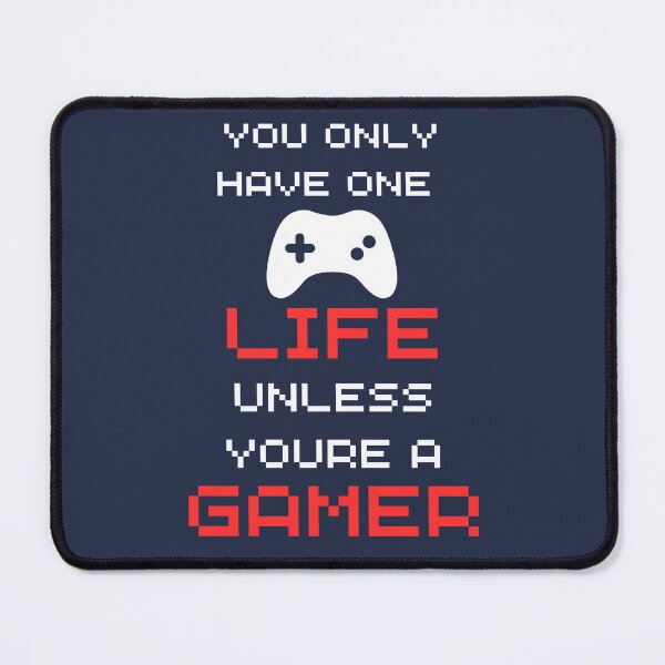Item preview, You Only Have One Life Unless You're A Gamer Essential T-shirt designed and sold by Qafilla ⭐⭐⭐⭐⭐.