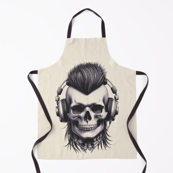 Item preview, Skull wearing Headphones #26 designed and sold by elektronen.