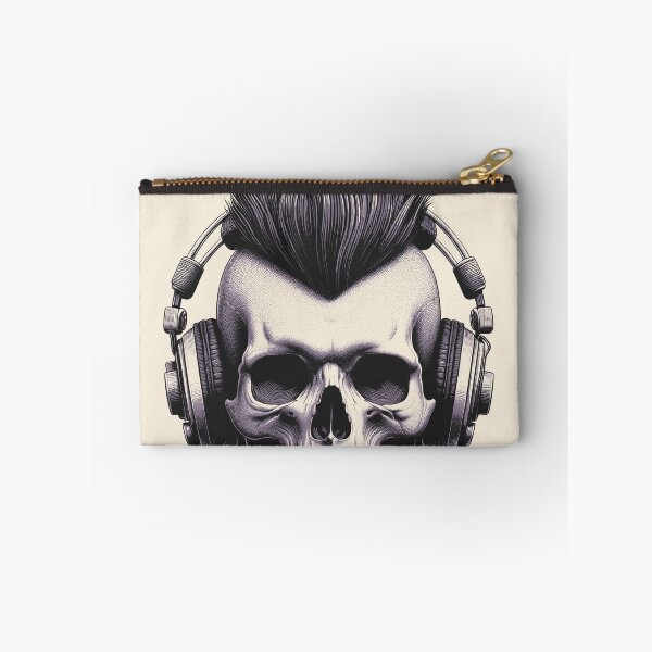 Item preview, Skull wearing Headphones #26 designed and sold by elektronen.