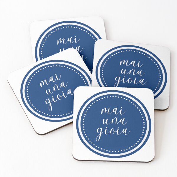 Item preview, Mai una gioia designed and sold by MammaBisOrg.