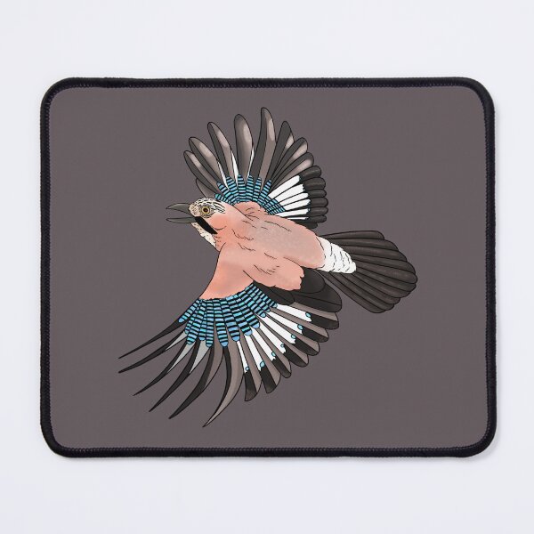 Item preview, Eurasian Jay, fly, fly away. Grey designed and sold by Naty Design Prague.