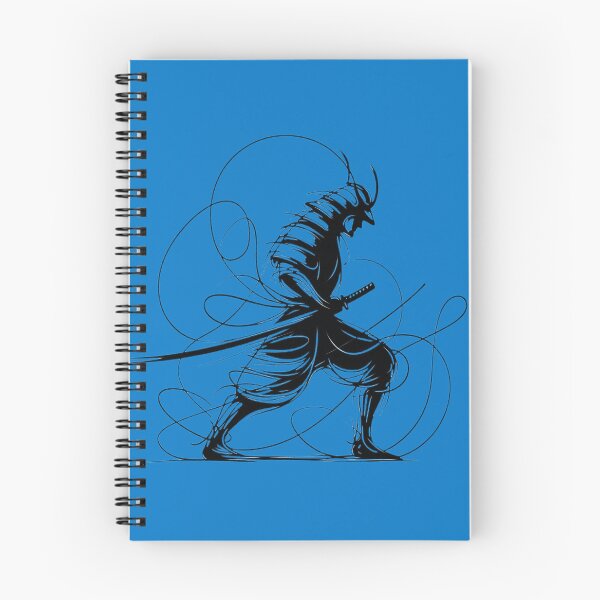 Item preview, Samurai in dynamic stance, surrounded by abstract lines designed and sold by ArtComixHaven.