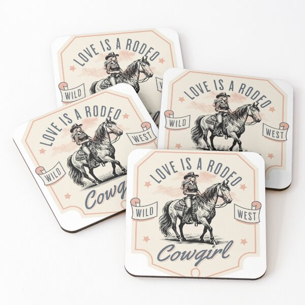 Item preview, Love is a Rodeo Cowgirl Desert Theme designed and sold by retrorascal.