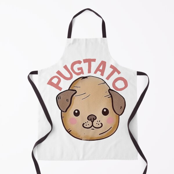 Item preview, Pugtato, Pug Potato, Cute Puppy Kawaii retro Vintage designed and sold by PrintShangri-La.