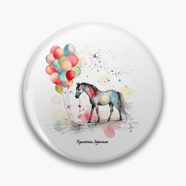 Artikelvorschau, Pferd mit Luftballons - Blumenpferd entworfen und verkauft von EquestrianImperium.