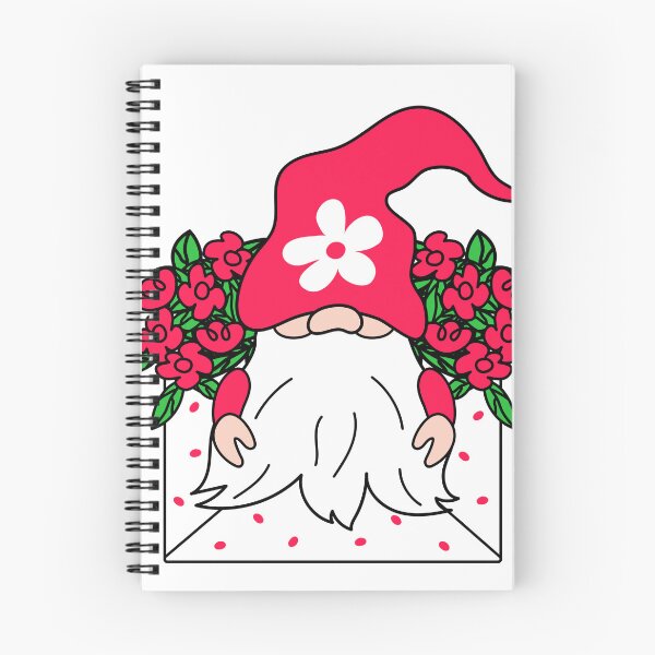 Item preview, cute gnome love illustration designed and sold by Funky  Fibers.