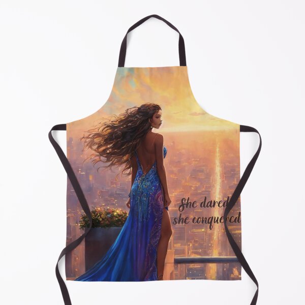 Item preview, She dared, she conquered designed and sold by TheCurlyOneArt.