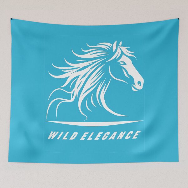 Item preview, Wild elegance linear horse head designed and sold by Mahilis.