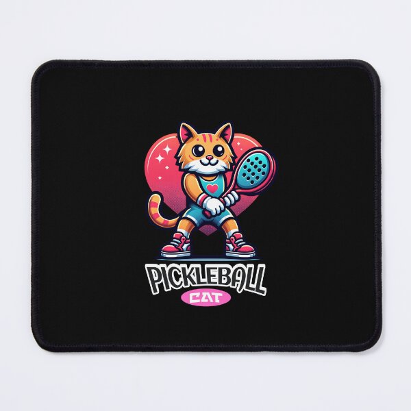 Item preview, Pickleball Cat - Vibrant Colors and Valentine Design designed and sold by VintageCreator.