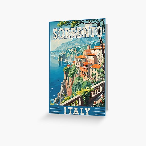 Item preview, Sorrento Italy Mediterranean Paradise Travel Art designed and sold by turtlestart.