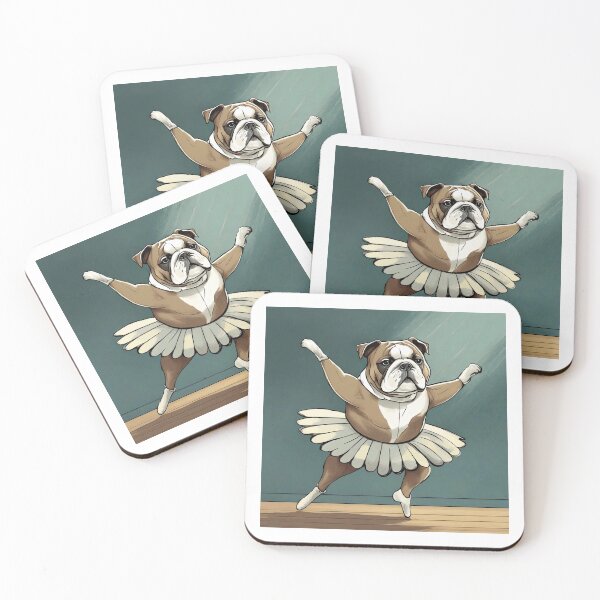 Item preview, Ballet-dancing Bulldog Ballerina designed and sold by omerfdln34.