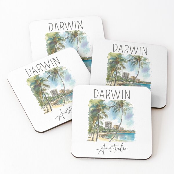 Item preview, Watercolor Design of Darwin - Australia designed and sold by Sketch-Shack.